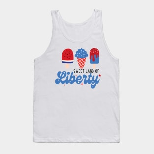 Sweet Land Of Liberty 4th Of July Gift Tank Top